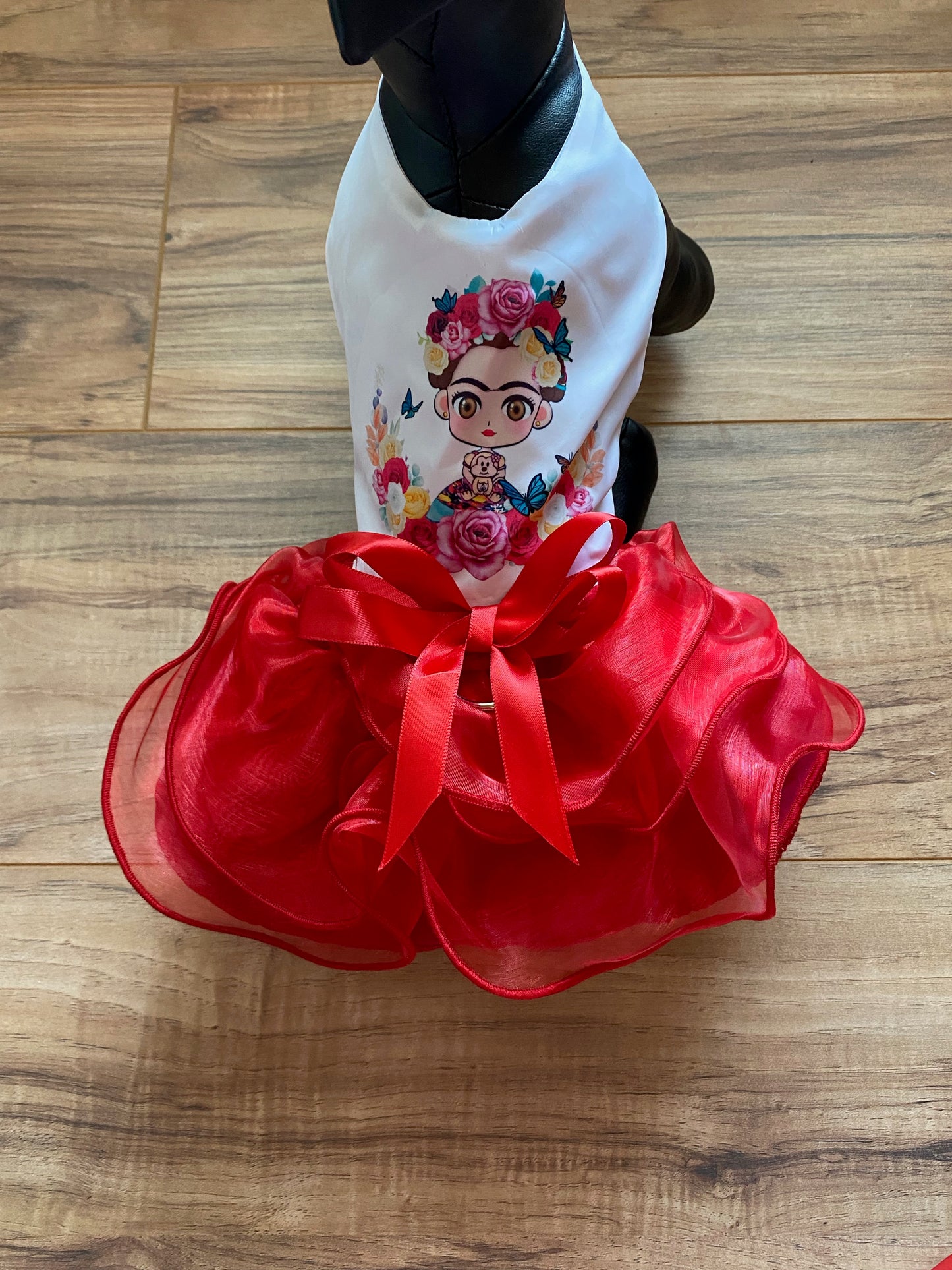 Red Frida Dress