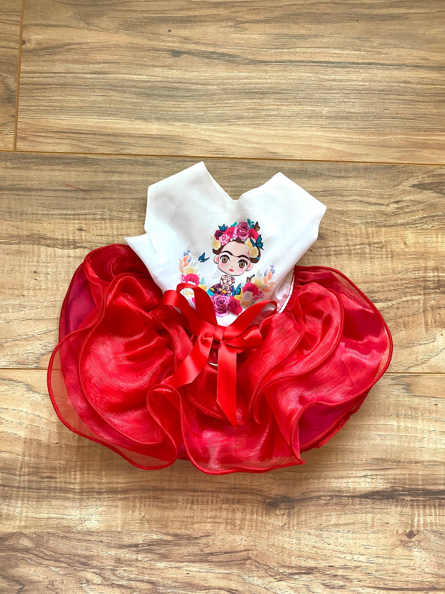 Red Frida Dress