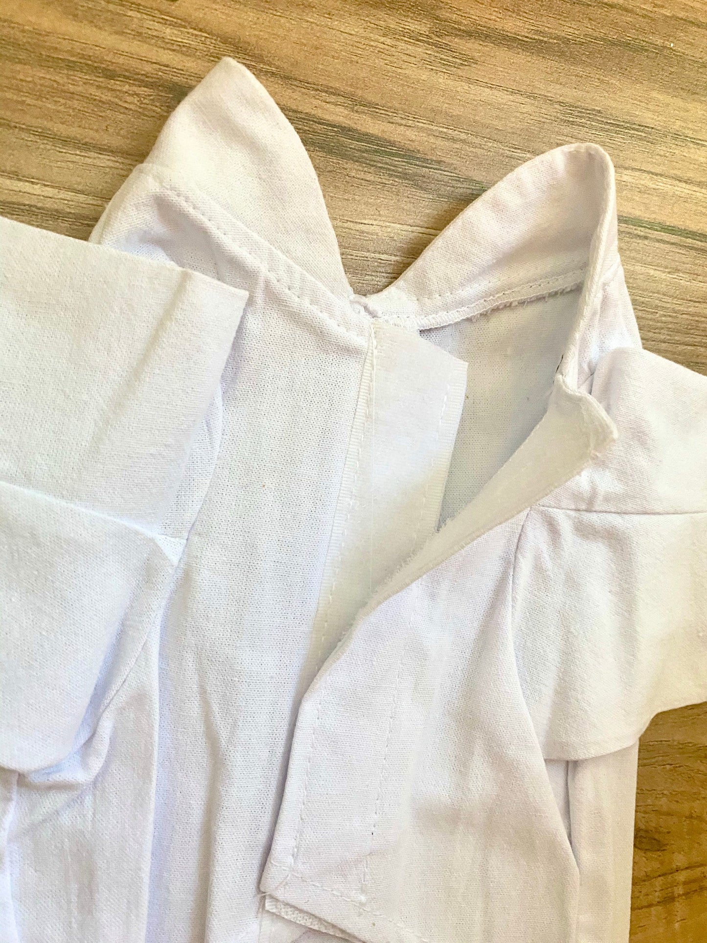 Blue Otomi Dress and guayabera