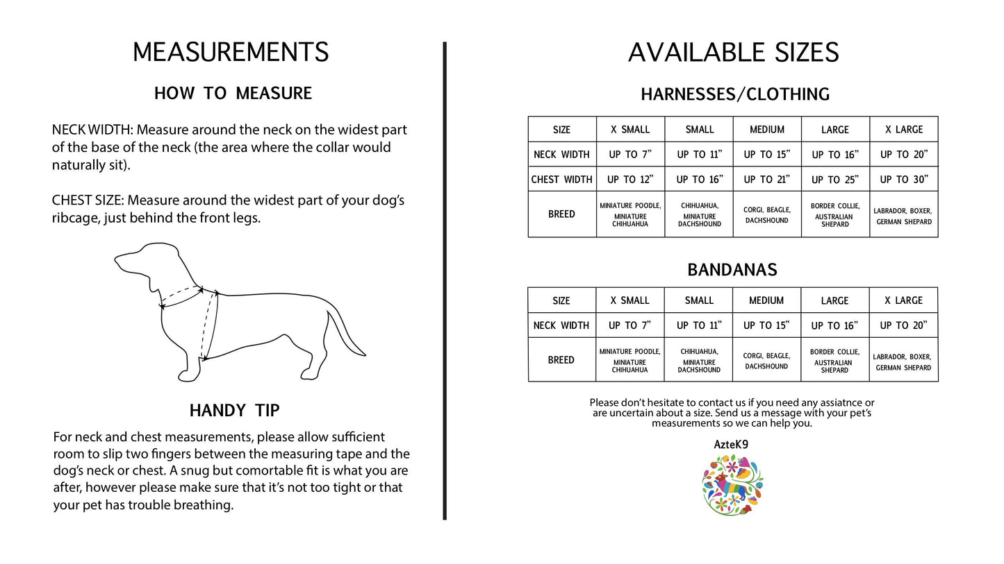 Black and white Step in harnesses