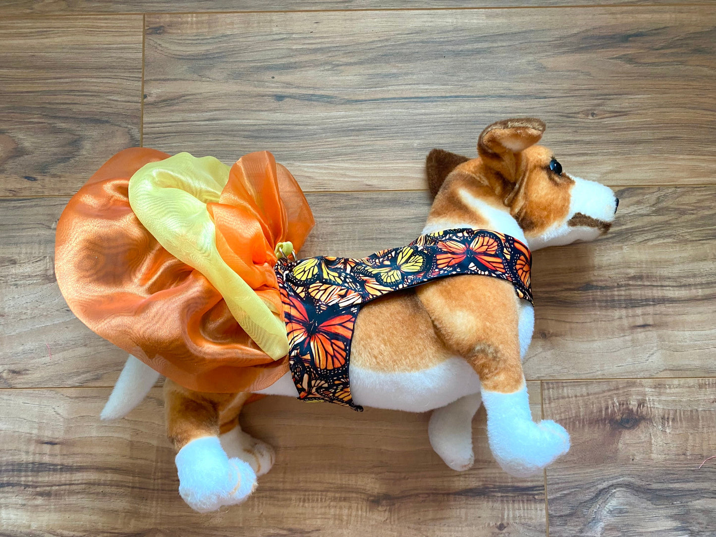 Monarch butterfly Ruffle Dress