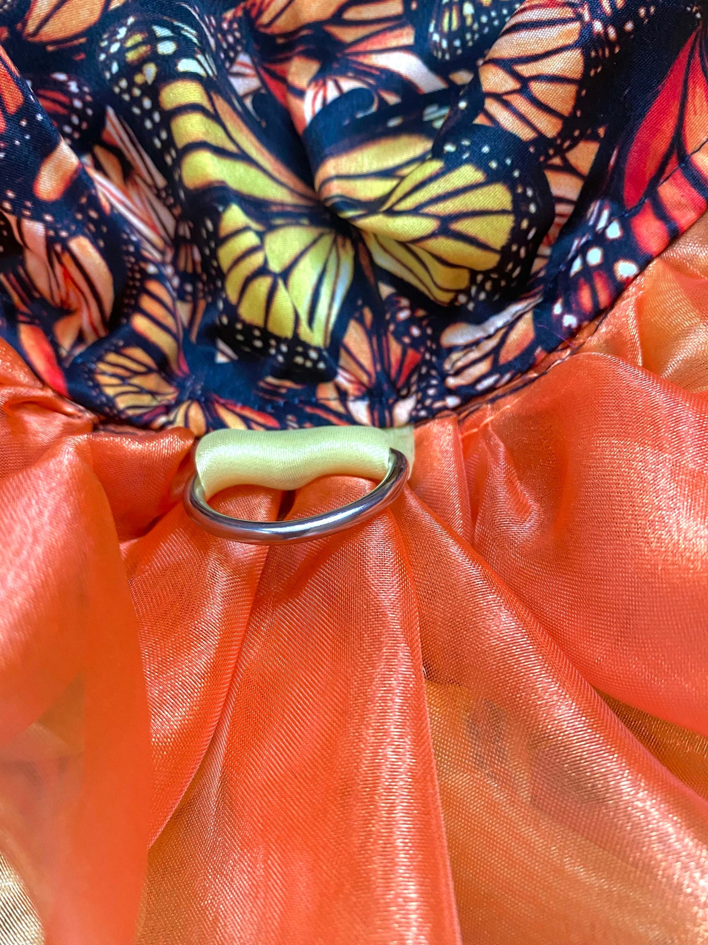 Monarch butterfly Ruffle Dress