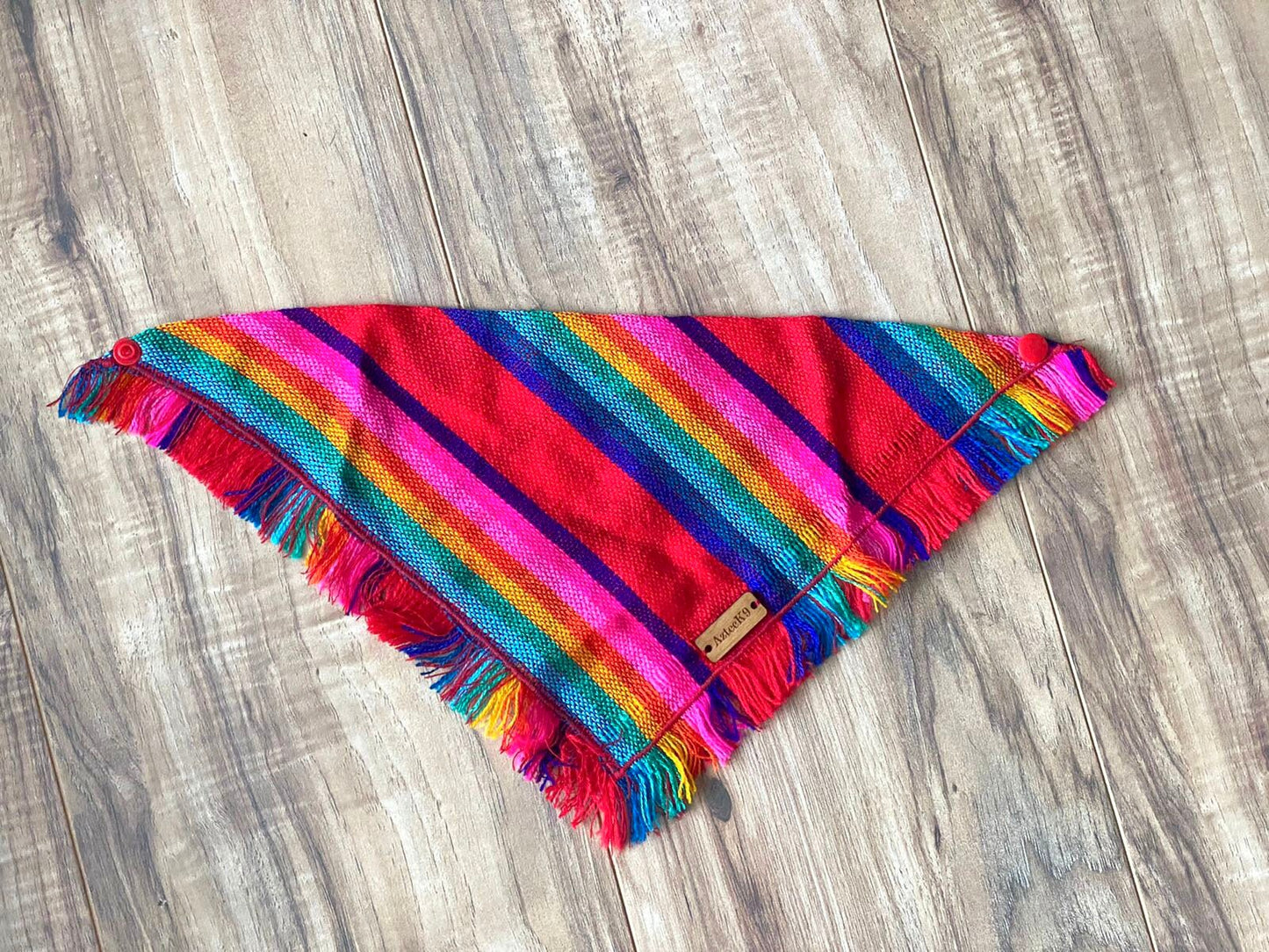 Red Rainbow fringe bandana