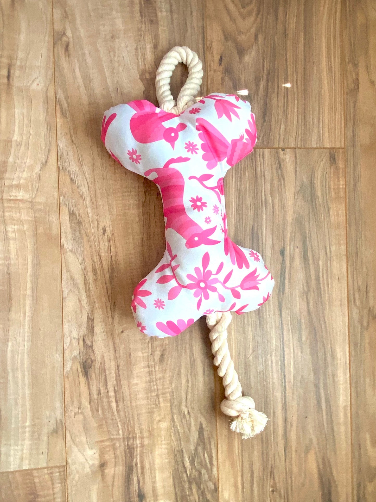 Pink otomi dog toy