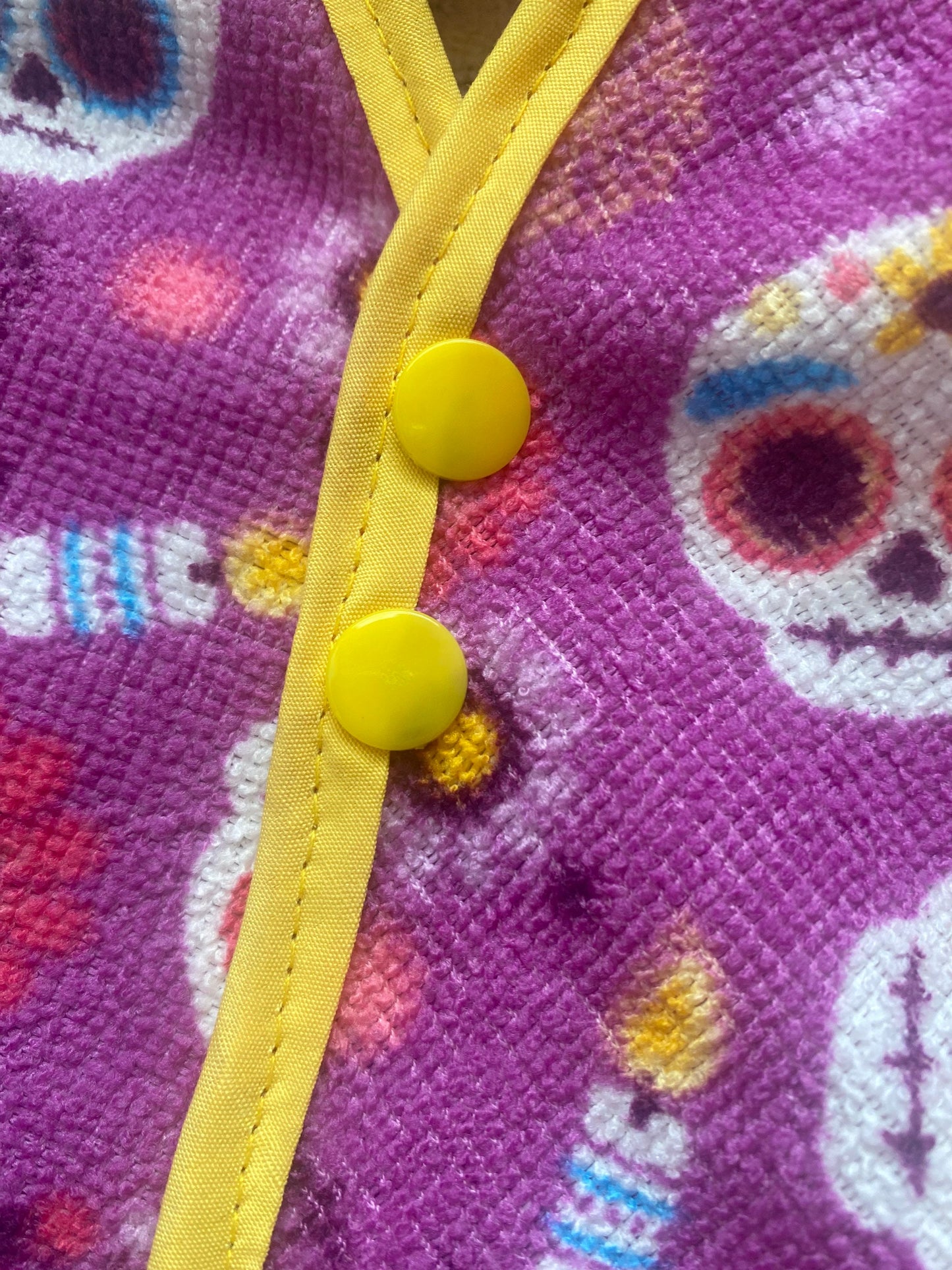 Día de los muertos bath robe