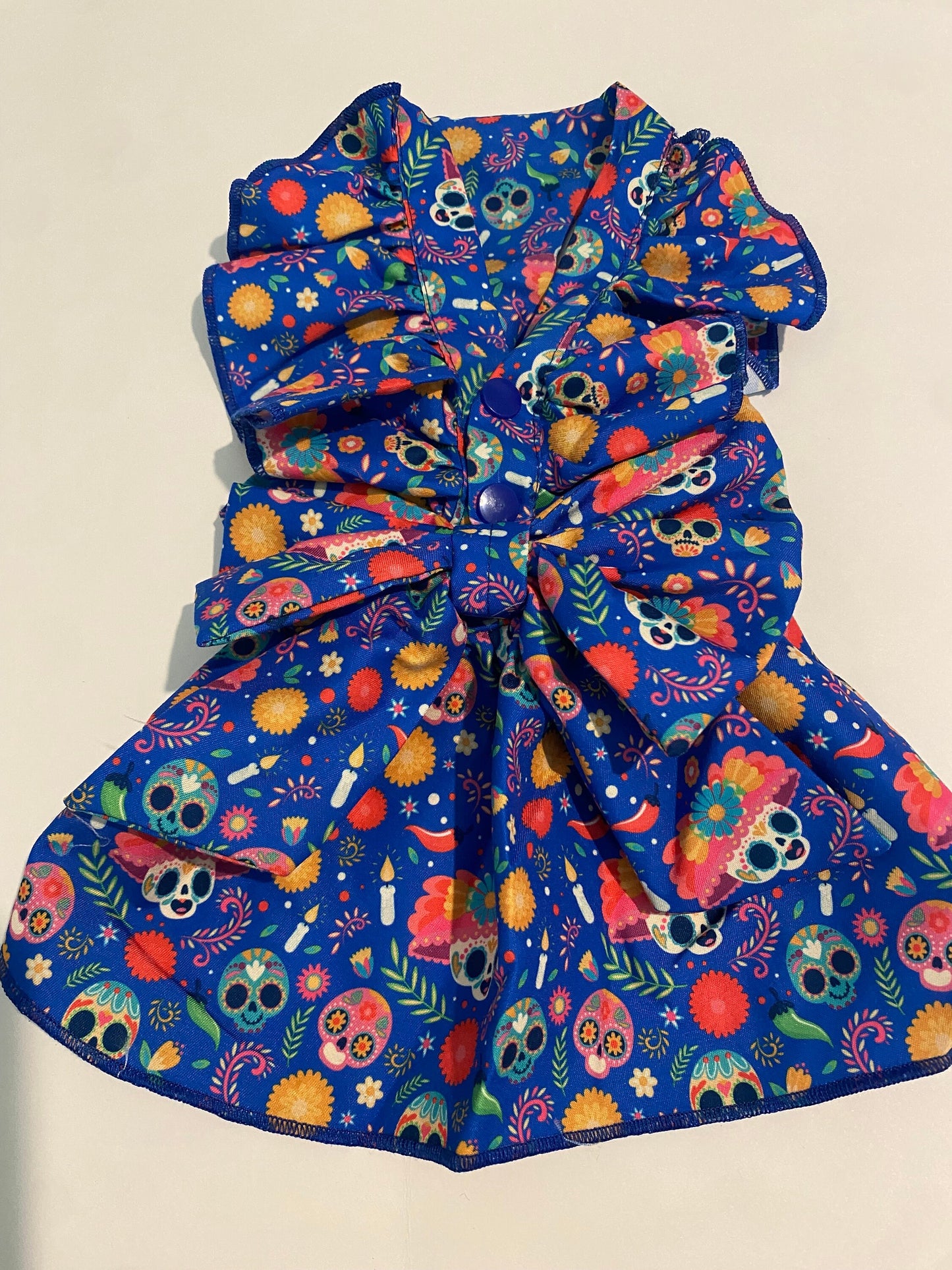Día de muertos purple dress