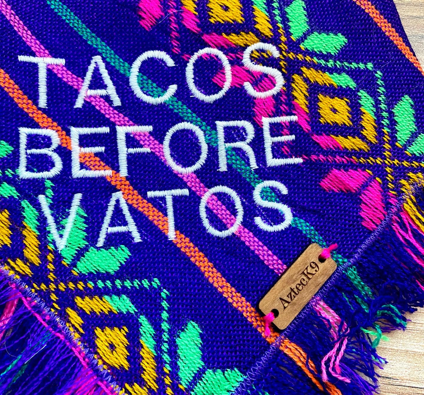 Tacos Before Vatos Bandana