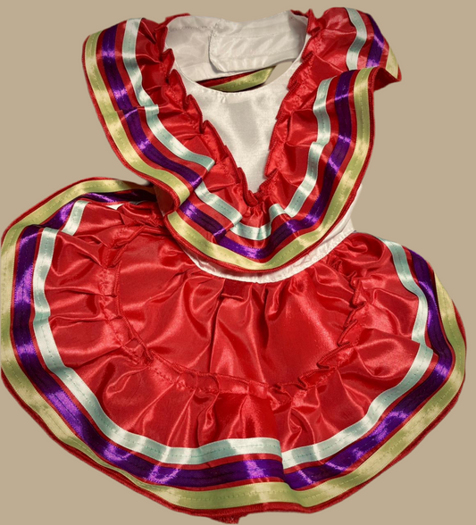 Escaramuza red dress