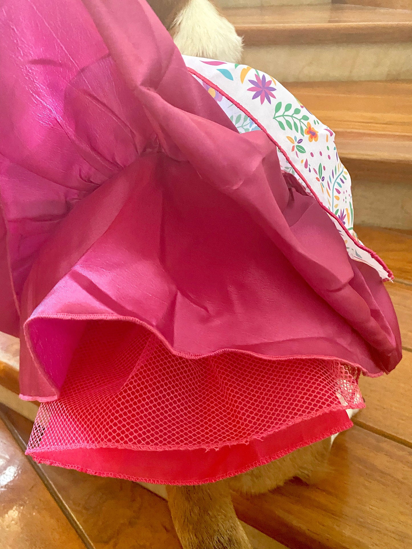 Viva Mexico Dress Pink and Guayabera
