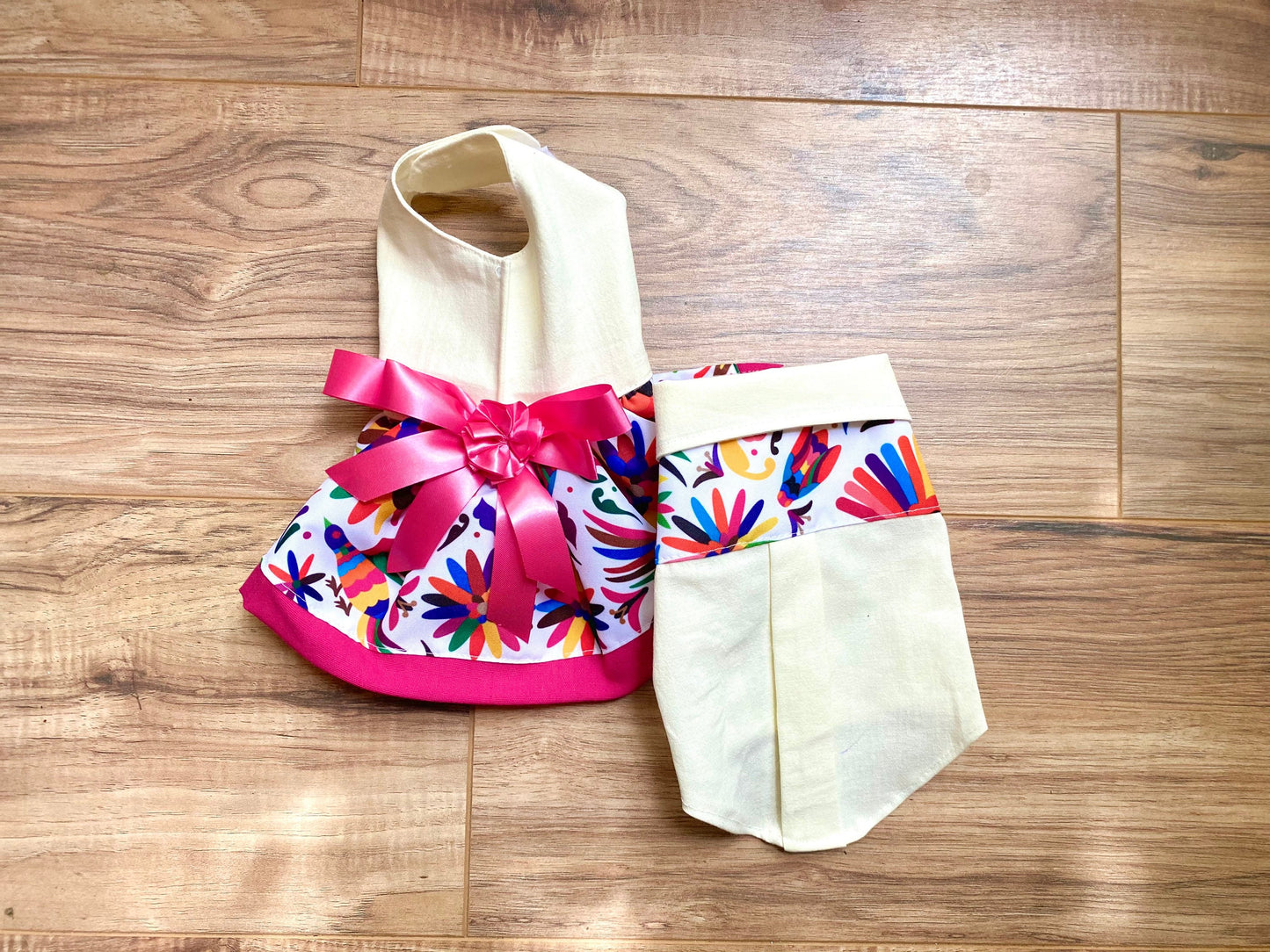 White Otomi Dress or Guayabera