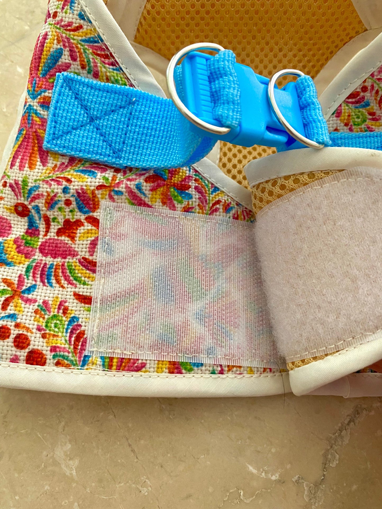 Step in White Otomi Harness