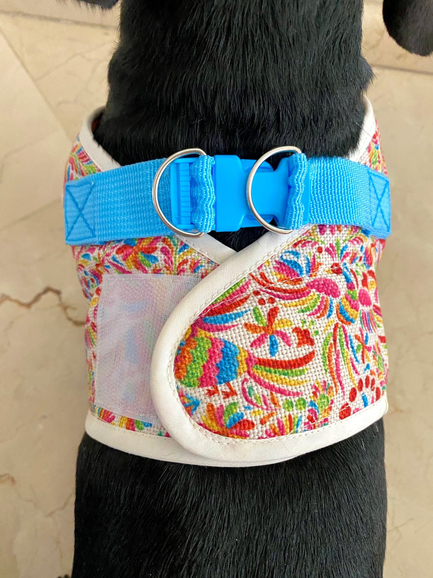 Step in White Otomi Harness