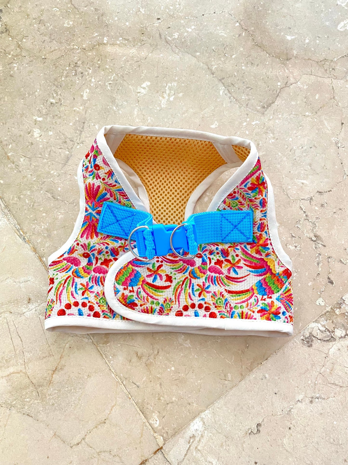 Step in White Otomi Harness