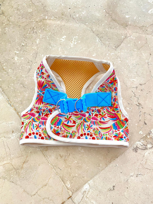 Step in White Otomi Harness