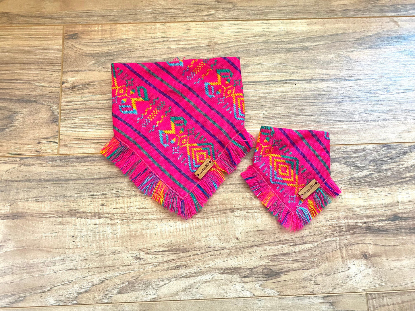 Pink Geometric Bandana