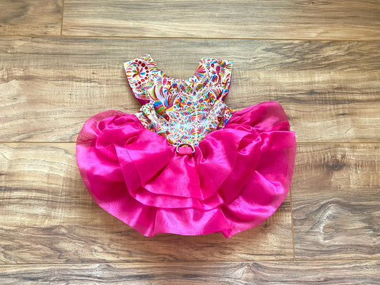 Pink Otomi Ruffle Dress
