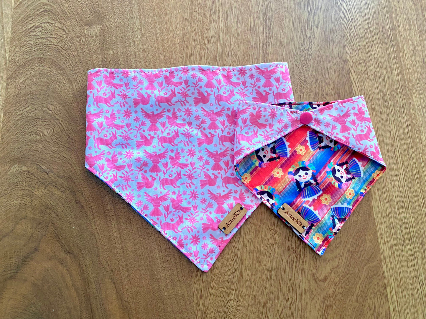 Pink otomi reversible Bandana
