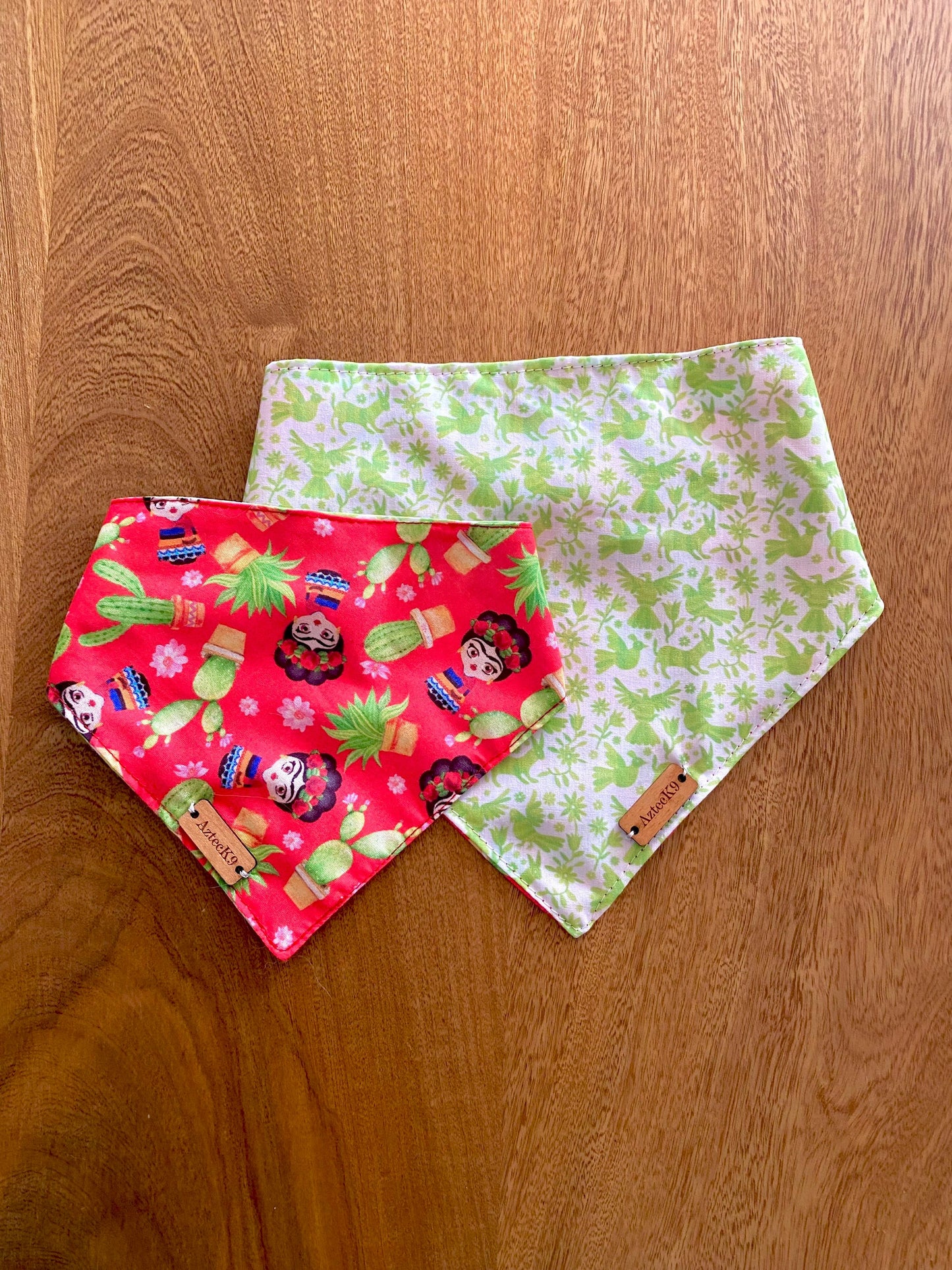 Green otomi reversible Bandana