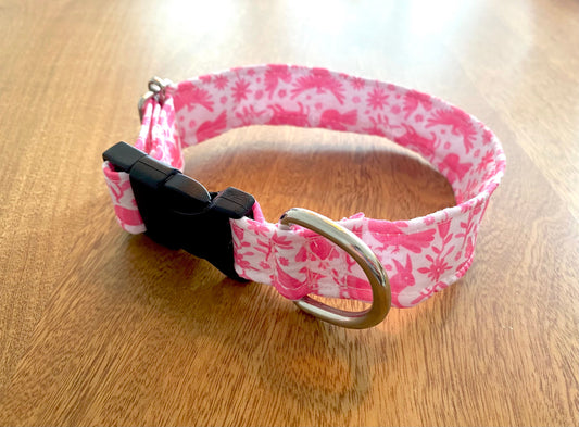 Pink Otomi Dog Collar