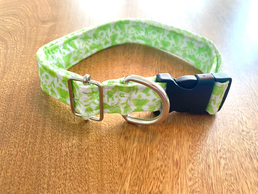 Green Otomi Dog Collar