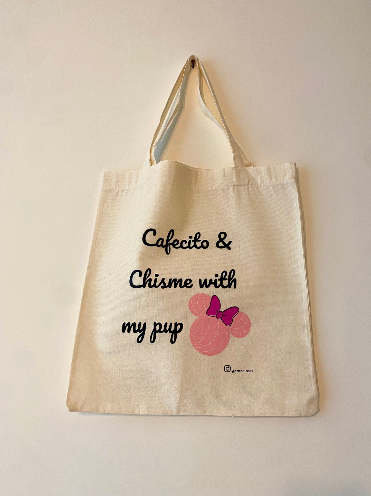 Cafecito and chisme tote bag