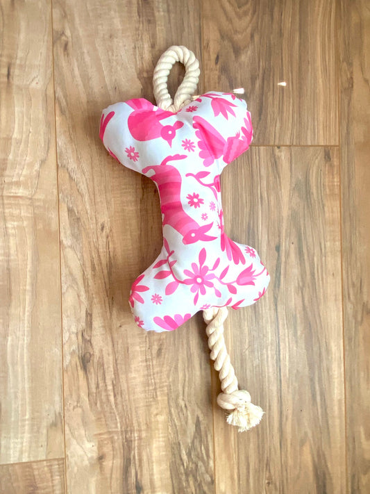 Pink otomi dog toy