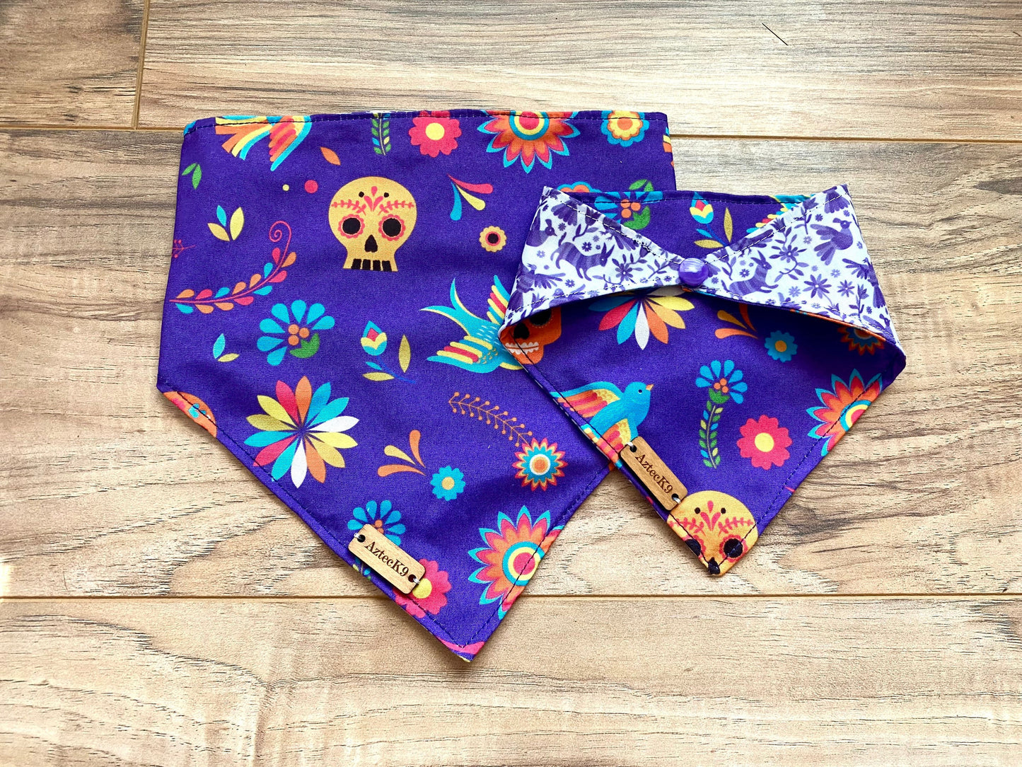 Purple otomi reversible Bandana