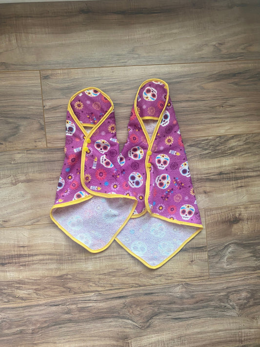 Día de los muertos bath robe