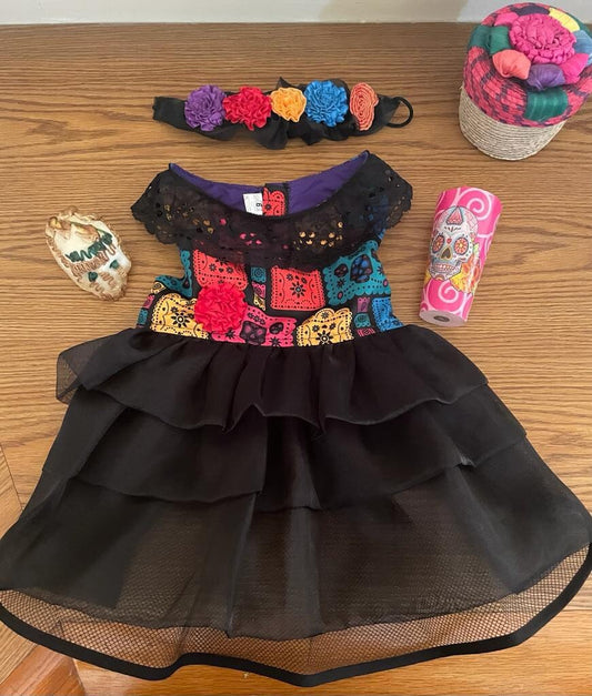 Día de los muertos dress (DRESS ONLY)