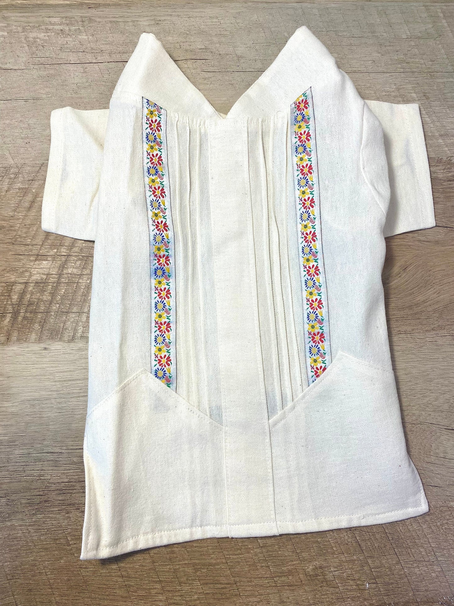 White Dress or Guayabera