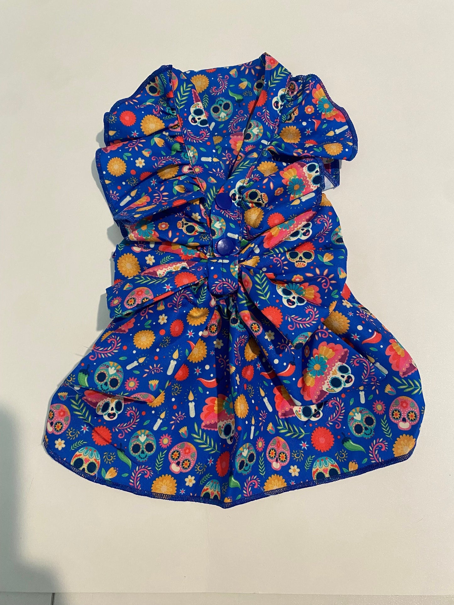 Día de muertos purple dress