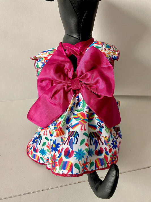 Otomi Pink Bow dress
