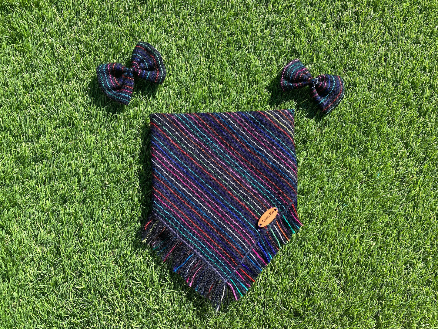 Rainbow striped Bandana